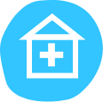 blue healthcare icon