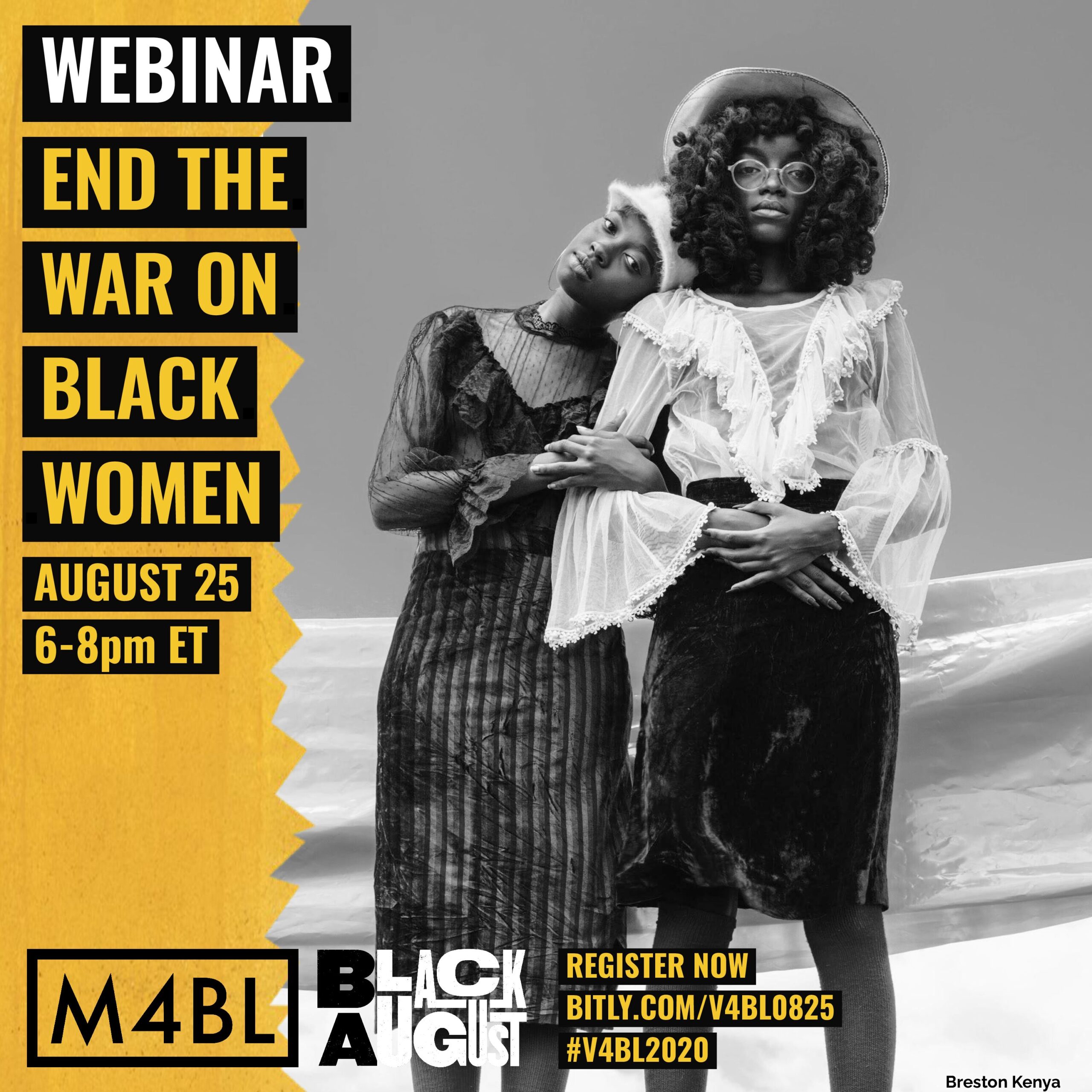 Webinar: End the War on Black Women Aug 25th
