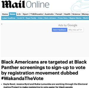 Image of Wakanda the Article on Daily Mail