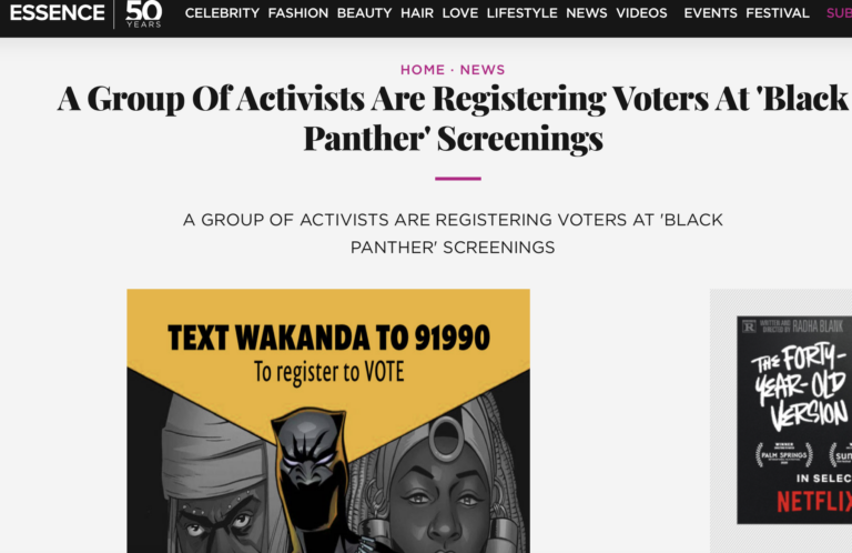 image of article about Wakanda The Vote on Essence.com