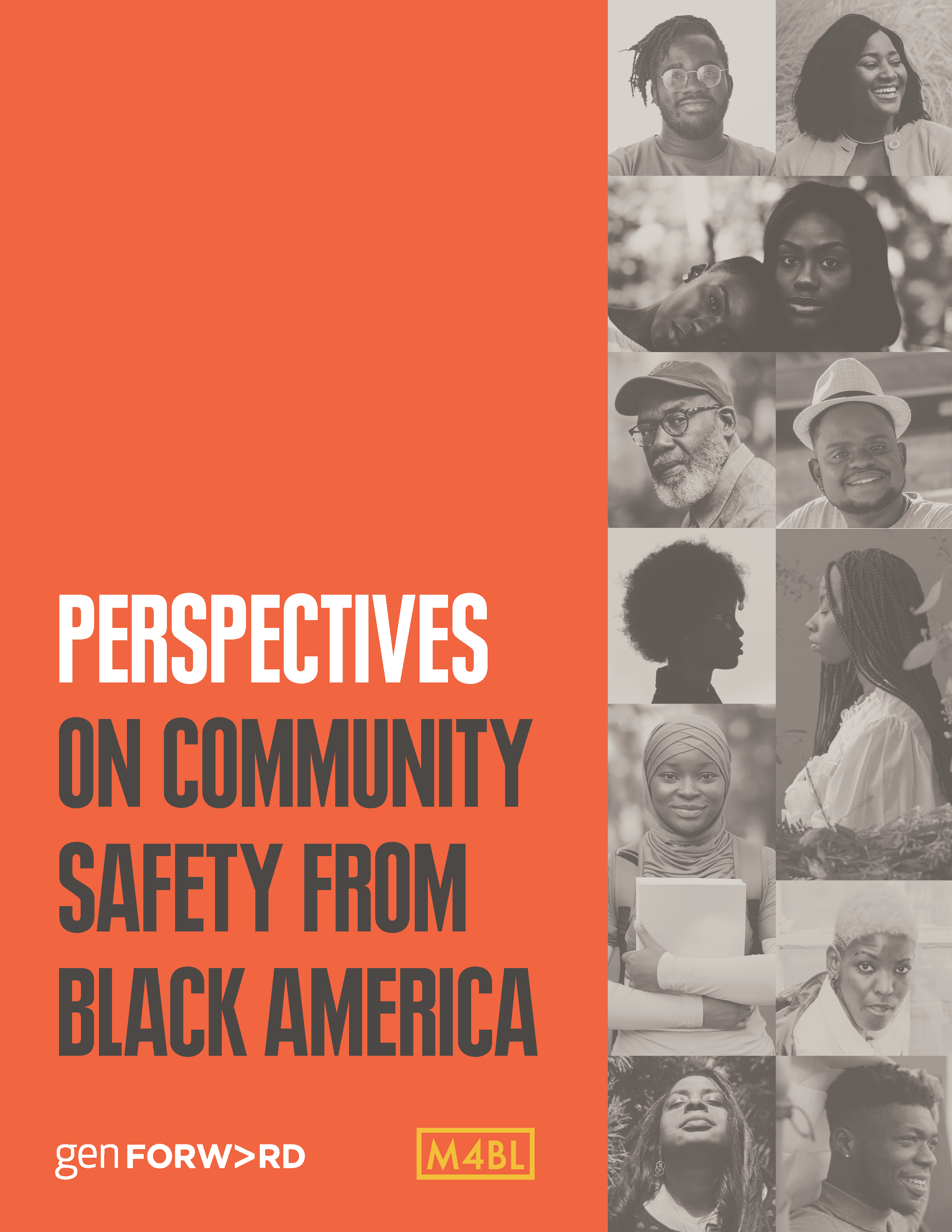 Cover image of the Perspectives on Community Safety From Black America report