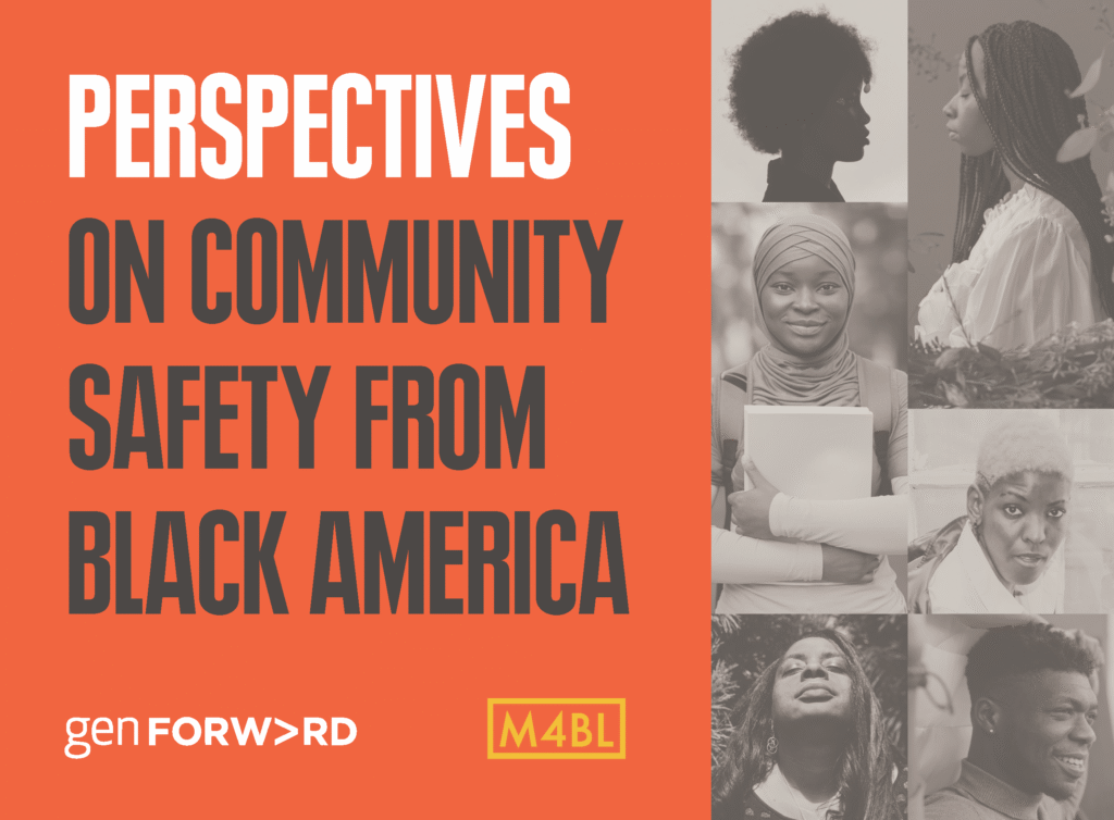 Cover image of the Perspectives on Community Safety From Black America report