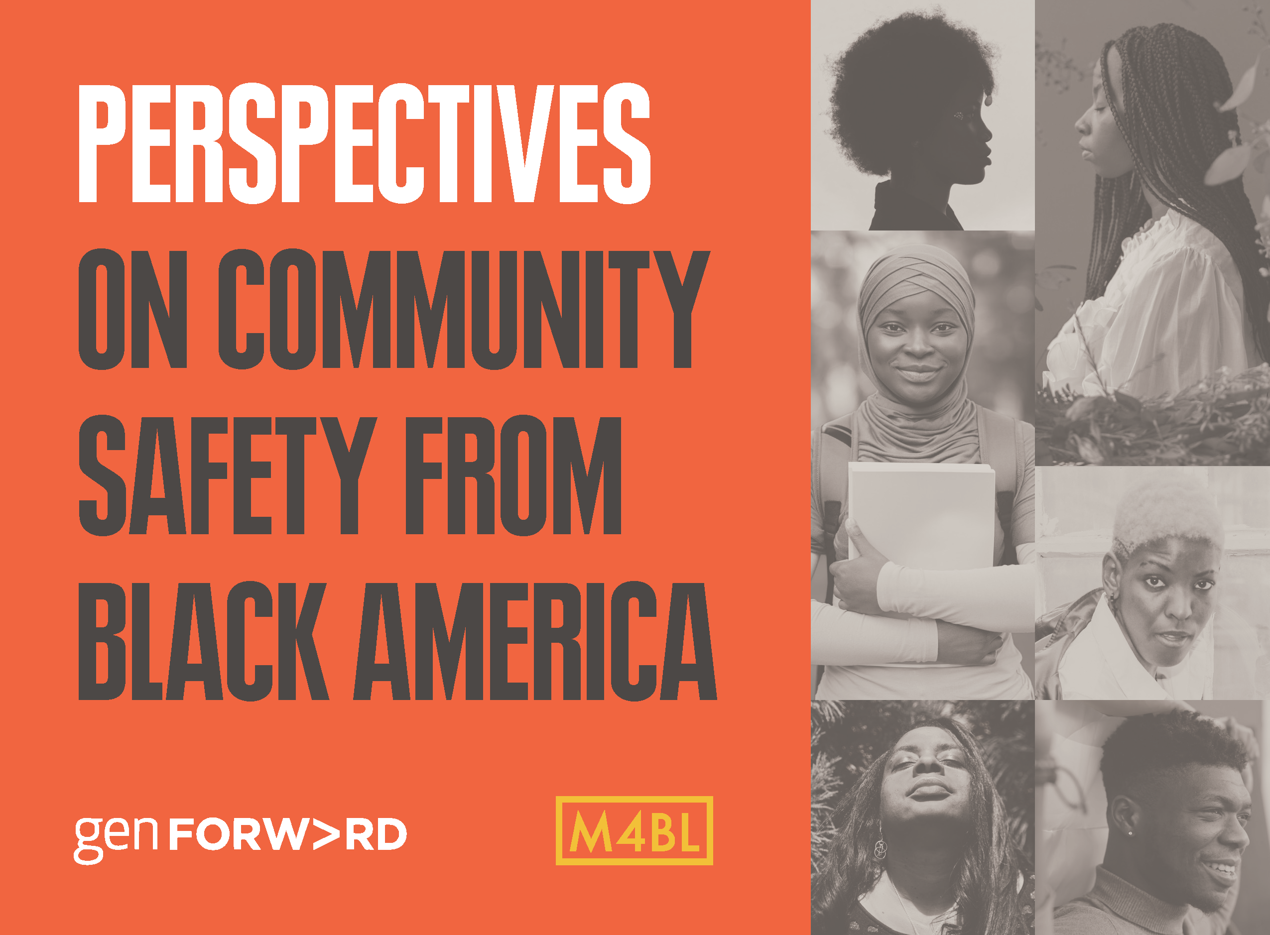 Cover image of the Perspectives on Community Safety From Black America report